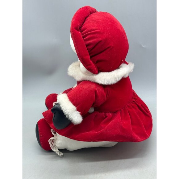 Vintage 14" Main Joy LTD Sitting Plush Mrs Santa Claus Used READ - Picture 8 of 16